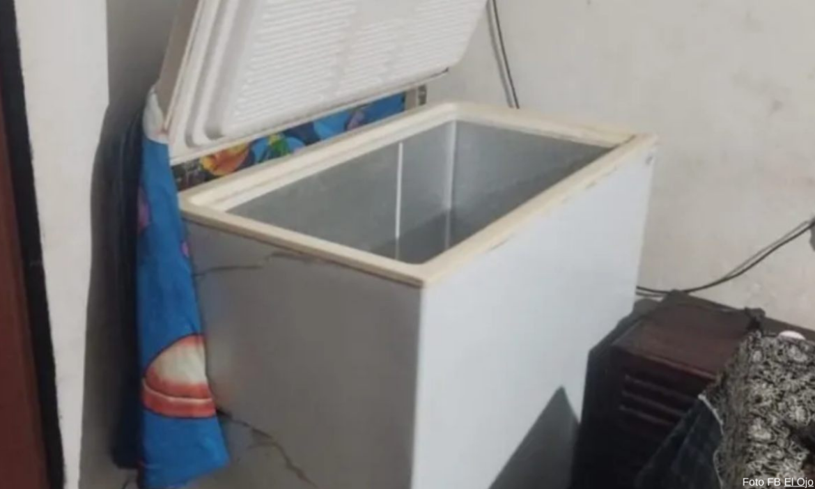 Encuentran a niño muerto dentro de un freezer, se metió porque tenía calor, aseguran