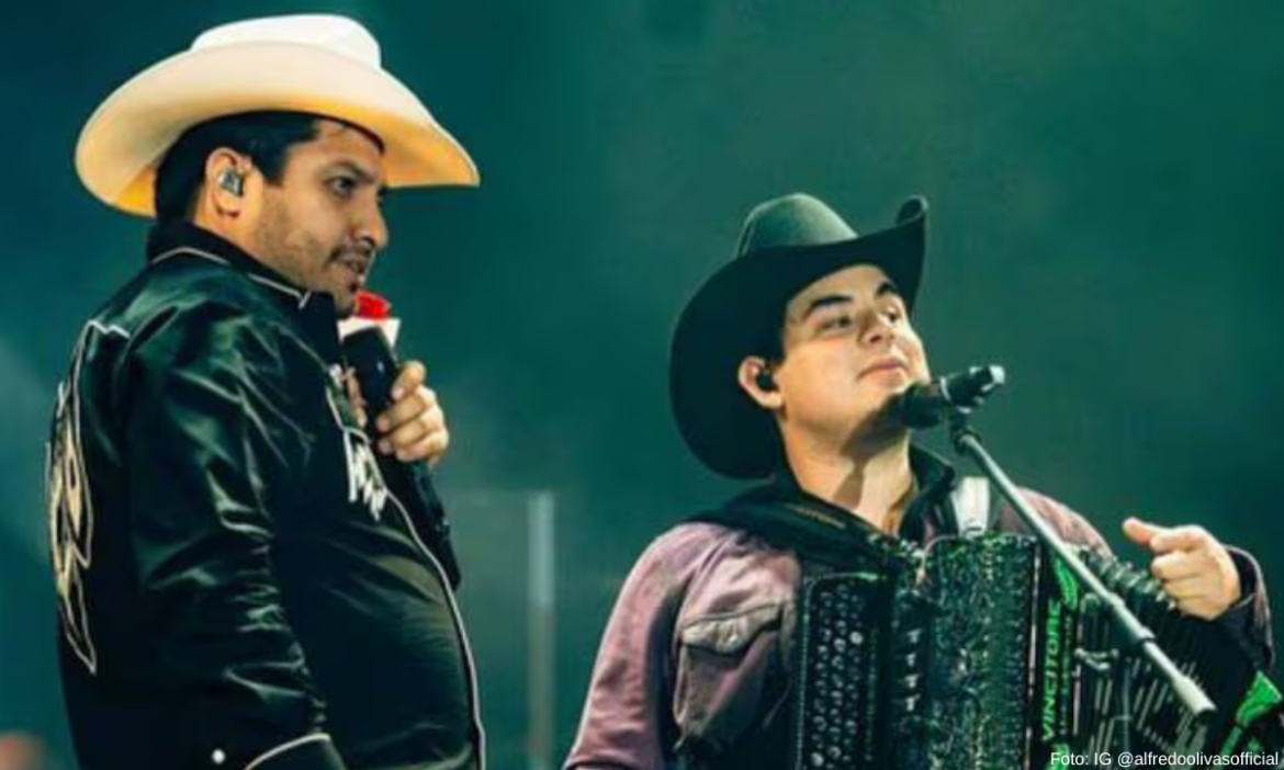 Julión Álvarez y Alfredito Olivas