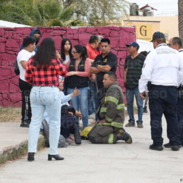 Niña termina en el hospital tras querer cruzar la calle con su madre de forma intempestiva