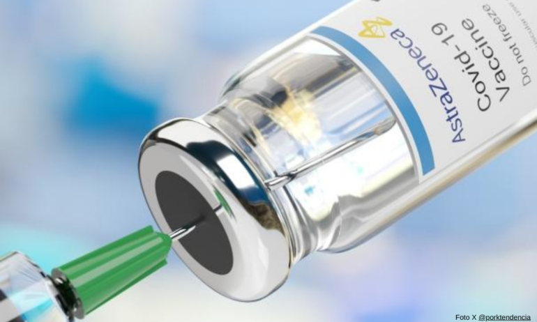 AstraZeneca admite que su vacuna contra Covid-19 sí puede provocar trombosis