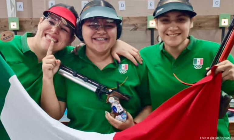 Mexicanas ganan medalla de oro en el Campeonato de las Américas de Rifle y Pistola