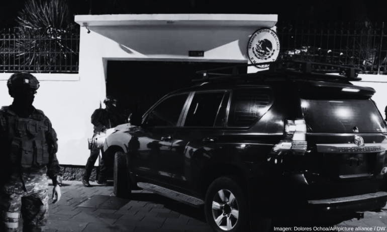 “La justicia no se negocia”: Presidente ecuatoriano explica la irrupción policial en la embajada mexicana