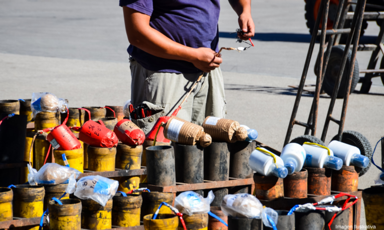 Explosión en cierre de campaña en Chiapas por pirotecnia