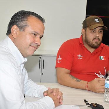 Apoya Toño Astiazarán a deportista hermosillense que participará en los Juegos Paralímpicos París 2024
