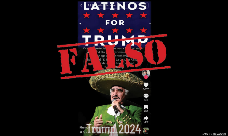 Alejandro Fernández desmiente propaganda en apoyo de Trump