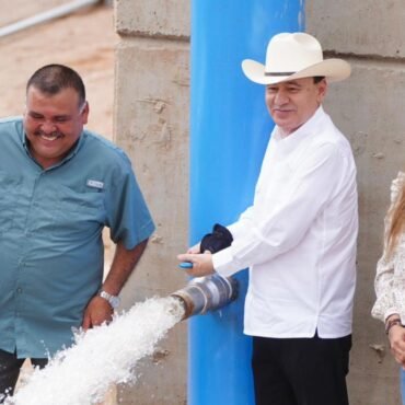 Lleva Gobernador Durazo agua a comunidades que nunca habían tenido acceso