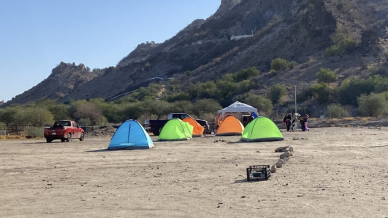 Más de 30 familias invaden predio en Vado del Río en Hermosillo